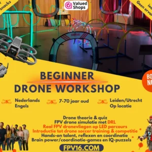 Beginner FPV drone workshop in Leiden en Utrecht