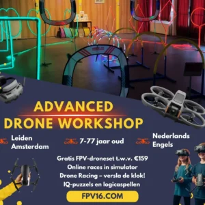 Advanced Drone Workshop - Drone Racing & Gratis FPV Droneset - Leiden Amsterdam - FPV16